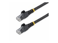 Startech 35ft CAT6 Ethernet Cable, 10 Gigabit Snagless RJ45 650MHz 100W PoE Patch Cord, CAT 6 10GbE UTP Network Cable w/Strain Relief, Black, Wiring is UL Certified/TIA - Category 6 - 24AWG (N6PATCH35BK)