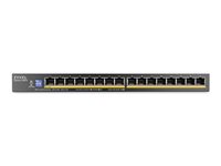 ZYXEL 16xGb unmanaged switch GS1100-16EPS PoE+