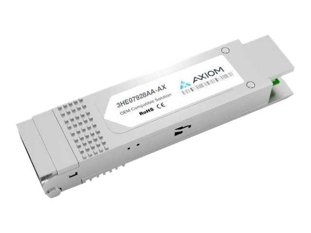 Axiom 3HE07928AA - QSFP+ transceiver module (equivalent to: Alcatel 3HE07928AA)