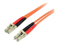 StarTech.com 5m Fiber Optic Cable - Multimode Duplex 62.5/125 - LSZH - LC/LC - OM1 - LC to LC Fiber Patch Cable (FIBLCLC5) - 