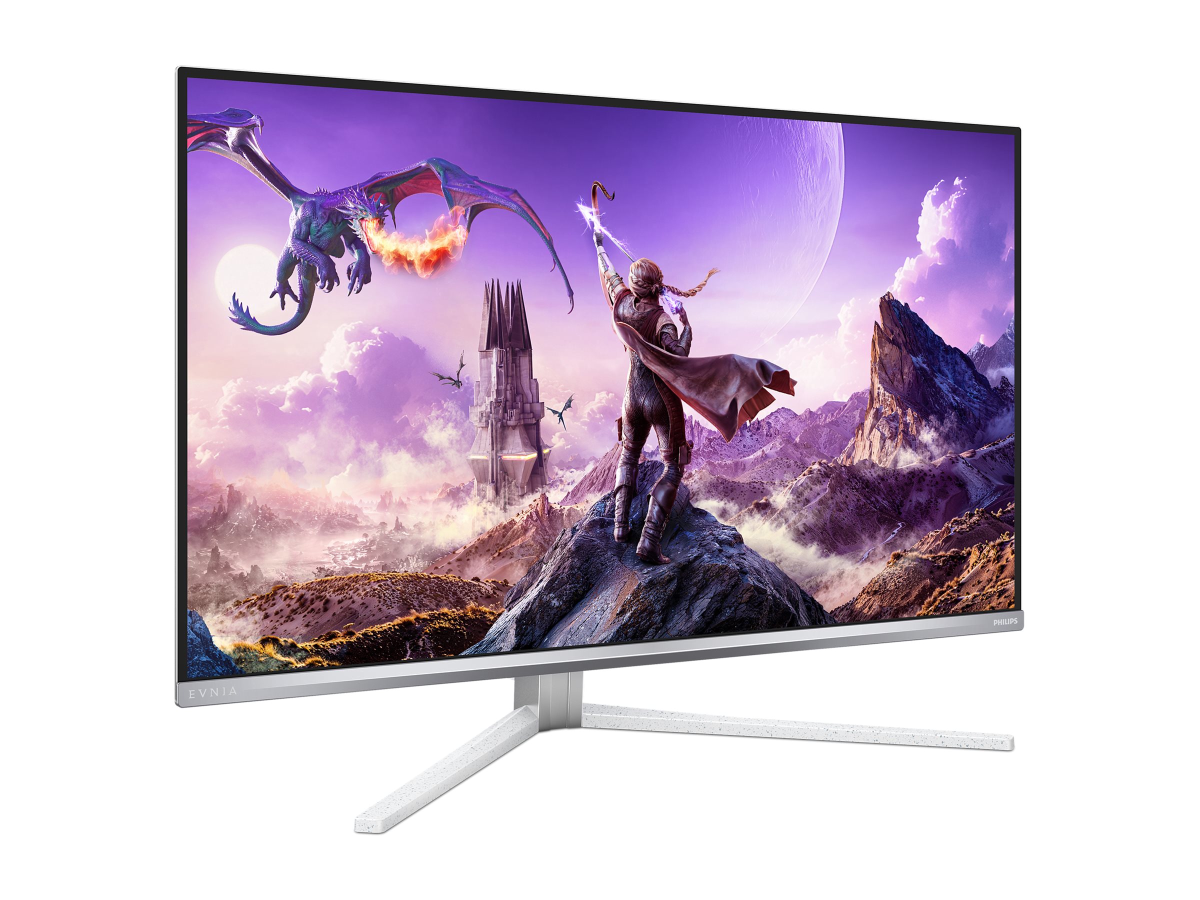 Philips Evnia 8000 32M2N8900 OLED monitor curved 32 Product shot Left-angle 79901