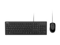 ASUS U2000 - keyboard and mouse set - black Input Device