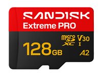 SanDisk Extreme PRO - flash memory card - 128 GB - microSDXC UHS-I