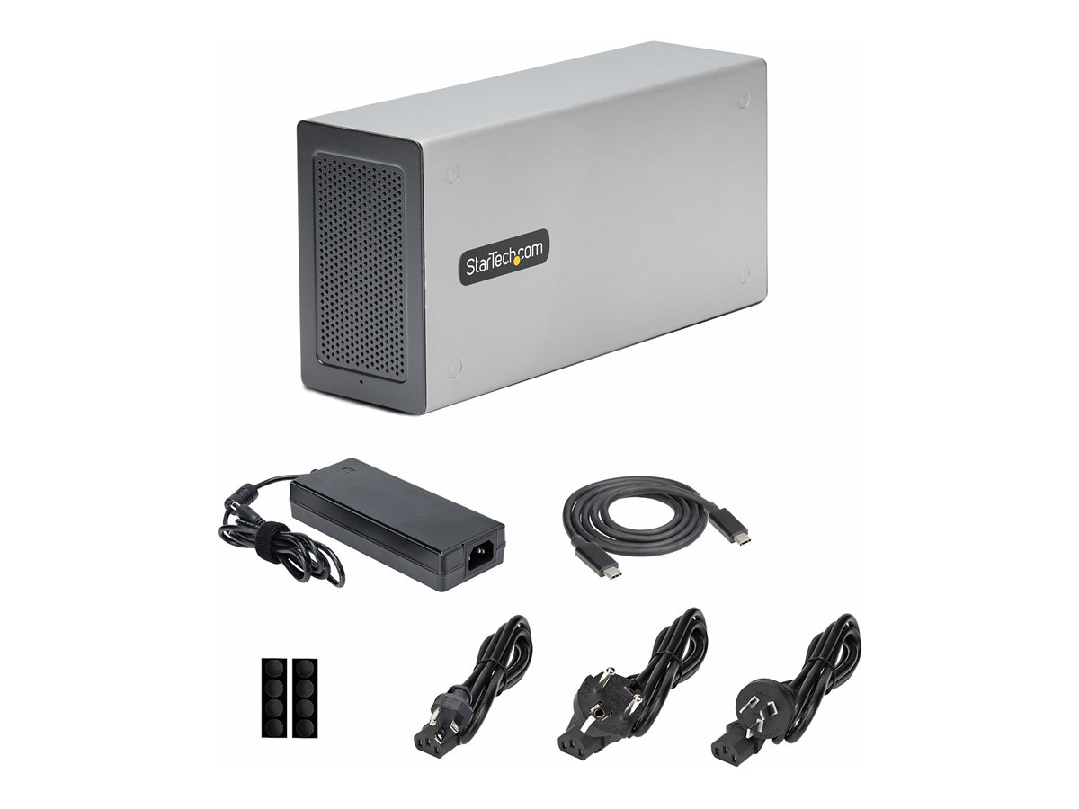 StarTech.com Thunderbolt 3 PCIe Expansion Chassis, Enclosure Box W/Dual PCI-E Slots, External PCIe Slots for Laptops/Desktops/All-In-Ones, 8K/4K Output Via TB3/DP 1.4 Ports - For PCI Express Cards (2TBT3-PCIE-ENCLOSURE) - systémový bus extender - DP - kompatibilní s TAA – foto 6