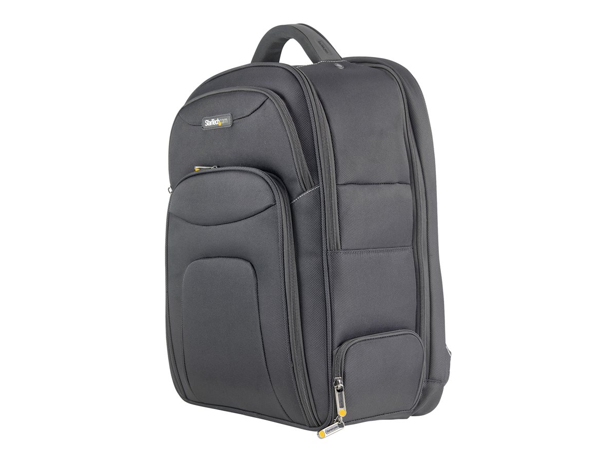 StarTech.com 17.3" Laptop Backpack with Removable Accessory Organizer Case - Professional IT Tech Backpack for Work/Travel/Commute - Ergonomic Computer Bag - Durable Ballistic Nylon - Notebook/Tablet Pockets - batoh na notebook