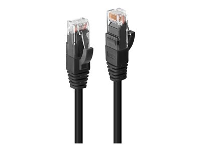 LINDY UTP Cat.6 Cable Black 2m