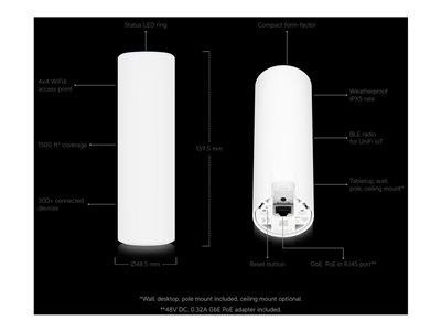 UBIQUITI U6-Mesh Access Point Mesh, UBIQUITI NETWORKS U6-MESH (BILD3)