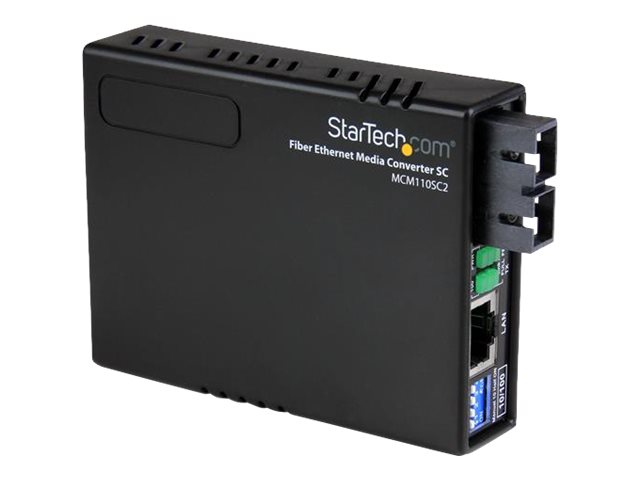 StarTech.com 10/100 Ethernet to Multi Mode Fiber Media Converter SC 2 km