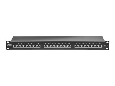 LINDY Cat.6 Patchpanel 24p STP 1U