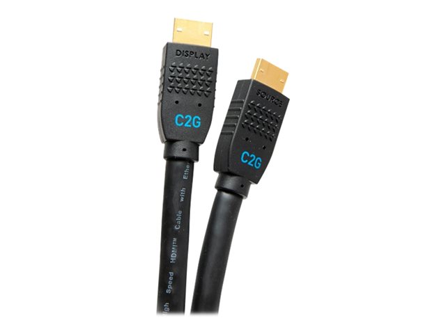 C2G 12ft Ultra Flexible 4K Active HDMI Cable Gripping 4K 60Hz - In-Wall M/M - kabel HDMI s ethernetem - 3.7 m – foto 2