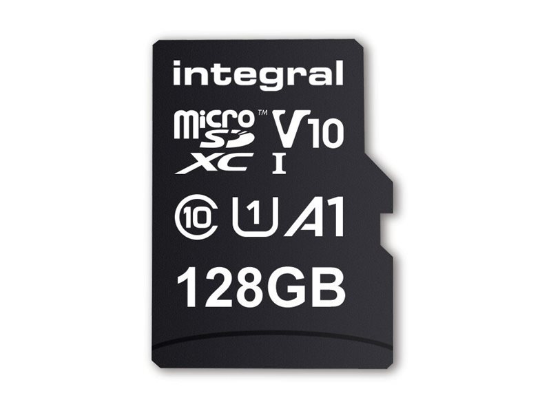 An image of Integral - flash memory card - 128 GB - microSDXC UHS-I