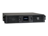 Eaton Tripp Lite Series SmartOnline 750VA 675W 120V Double-Conversion UPS - 8 Outlets, Extended Run, Network Card Included, LCD, USB, DB9, 2U Rack/Tower Battery Backup