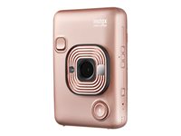 Fujifilm Instax Mini LiPlay Rødmet guld Guld Digitalkamera