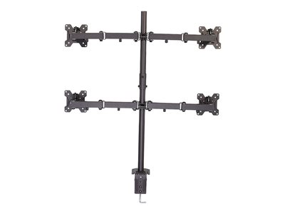 Support Quadruple Ecran avec M t et Fixation à Pince