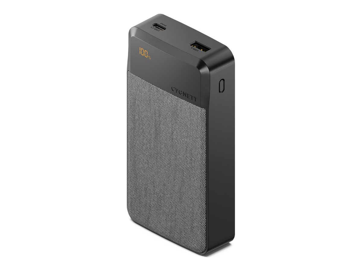 Cygnett ChargeUp Reserve 3rd Generation power bank USB 2 x USB-C 30 Product shot Right-angle 79850