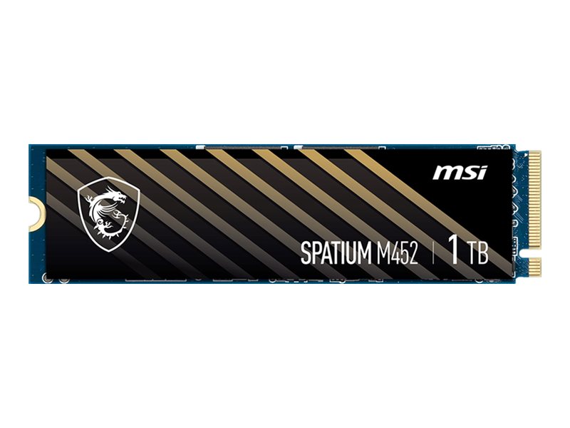MSI SPATIUM M452 SSD 1 TB PCIe 4.0 x4 Product shot Front 79500
