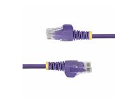 Startech 1m Purple Slim CAT6 Ethernet Cable, Snagless, 28AWG, LSZH - patch cable - 1 m - purple