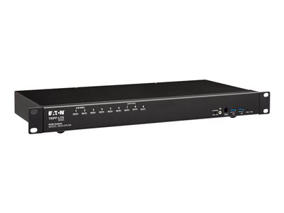 Eaton Tripp Lite series DisplayPort/USB KVM Switch 8-Port with Audio/Video and USB Peripheral Sharing, 4K 60 Hz, 1U Rack-Mount