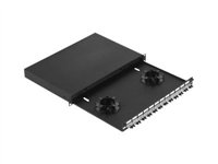 Panduit Opticom Pre-Loaded Fiber Drawers - fiber-optic splice box - 1U ...