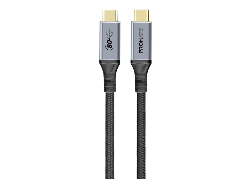 Promate PowerBolt5, USB-C cable, USB-C to USB-C, 1.2 m