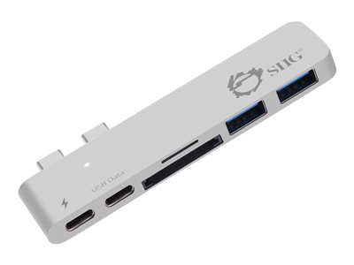 SIIG Thunderbolt 3 USB-C Hub with Card Reader & PD Adapter