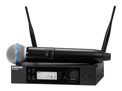 Shure GLX-D+ Dual Band Digital Wireless GLXD24R+/B58-Z3 Hand Held