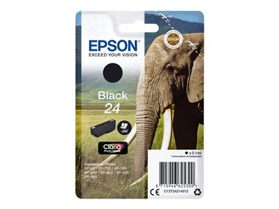 EPSON Tinte Singlepack Black 24 - C13T24214012