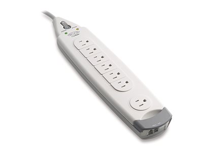 Belkin SurgeMaster Home Series Surge protector AC 120 V output connectors: 7 white