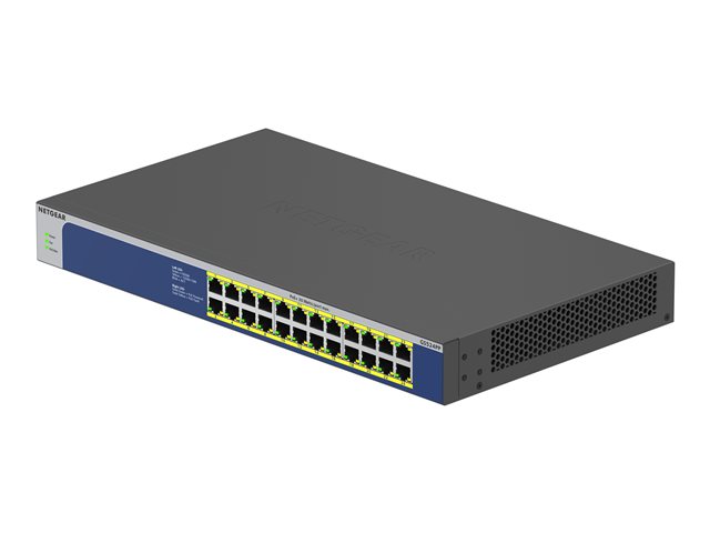 Image of NETGEAR GS524PP - switch - 24 ports - unmanaged - rack-mountable
