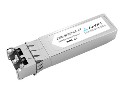 Axiom E25G-SFP28-LR-AX SFP28 transceiver module (equivalent to: Ruckus E25G-SFP28-LR) 