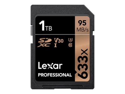 Lexar Professional Flash memory card 1 TB Video Class V30 / UHS-I U3 / Class10 633x 