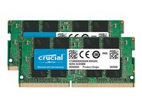 Crucial DDR4  64GB kit 3200MHz CL22  Ikke-ECC SO-DIMM  260-PIN