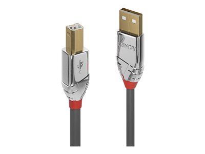 LINDY 2m USB 2.0 Typ A/B Kabel Cromo - 36642