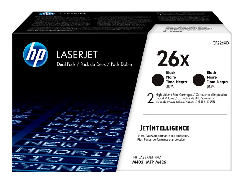 HP 26X LaserJet Cartouches de Toner Noir