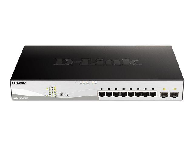 D-Link DGS 1210-10MP - commutateur - 10 ports - intelligent - Montable sur rack