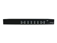 Startech 8-Port USB KVM Swith with OSD - TAA Compliant - 1U Rack Mountable VGA KVM Switch (SV831DUSBU) - KVM switch - 8 ports