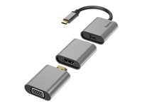 Hama Video / audio adapter sæt Mini DisplayPort / HDMI / USB / VGA Grå