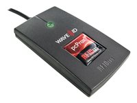 rf IDEAS WAVE ID Plus Keystroke HID iCLASS SE V2 Black Reader 