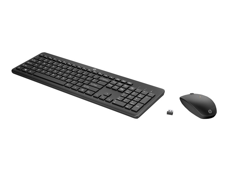 Ensemble Clavier Qwerty et souris SANS FIL HP 230 AZERTY ( 3L1F0AA)