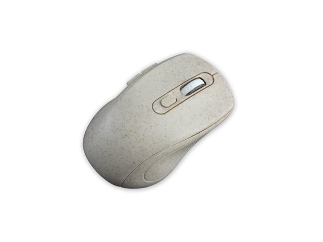 Souris sans fil rechargeable - bioplastique - 2.4 GHz - beige terrazzo