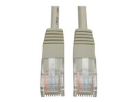 Eaton Tripp Lite Series Cat5e 350 MHz Molded (UTP) Ethernet Cable (RJ45 M/M), PoE - Gray, 2 ft. (0.61 m) CAT 5e Ikke afskærmet parsnoet (UTP) 61cm Patchkabel Grå