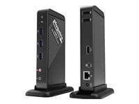 Plugable UD-CA1A Docking station USB-C 3.1 / Thunderbolt 3 HDMI 1GbE 80 watt