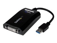 StarTech.com USB 3.0 to DVI / VGA Adapter - 2048x1152 - External Video & Graphics Card - Dual Monitor Display Adapter Cable - Supports Mac & Windows (USB32DVIPRO) USB / DVI adapter 15.2cm