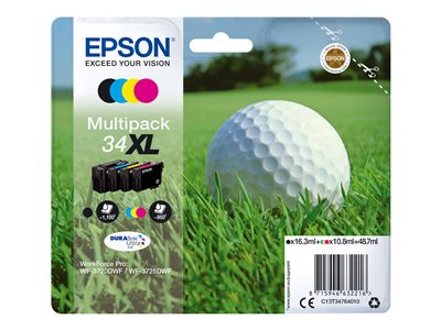 EPSON 2LB 34XL Ink Multipack CMYK w/s