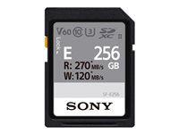 Sony SF-E Series SF-E256 SDXC UHS-II Memory Card 256GB 270MB/s