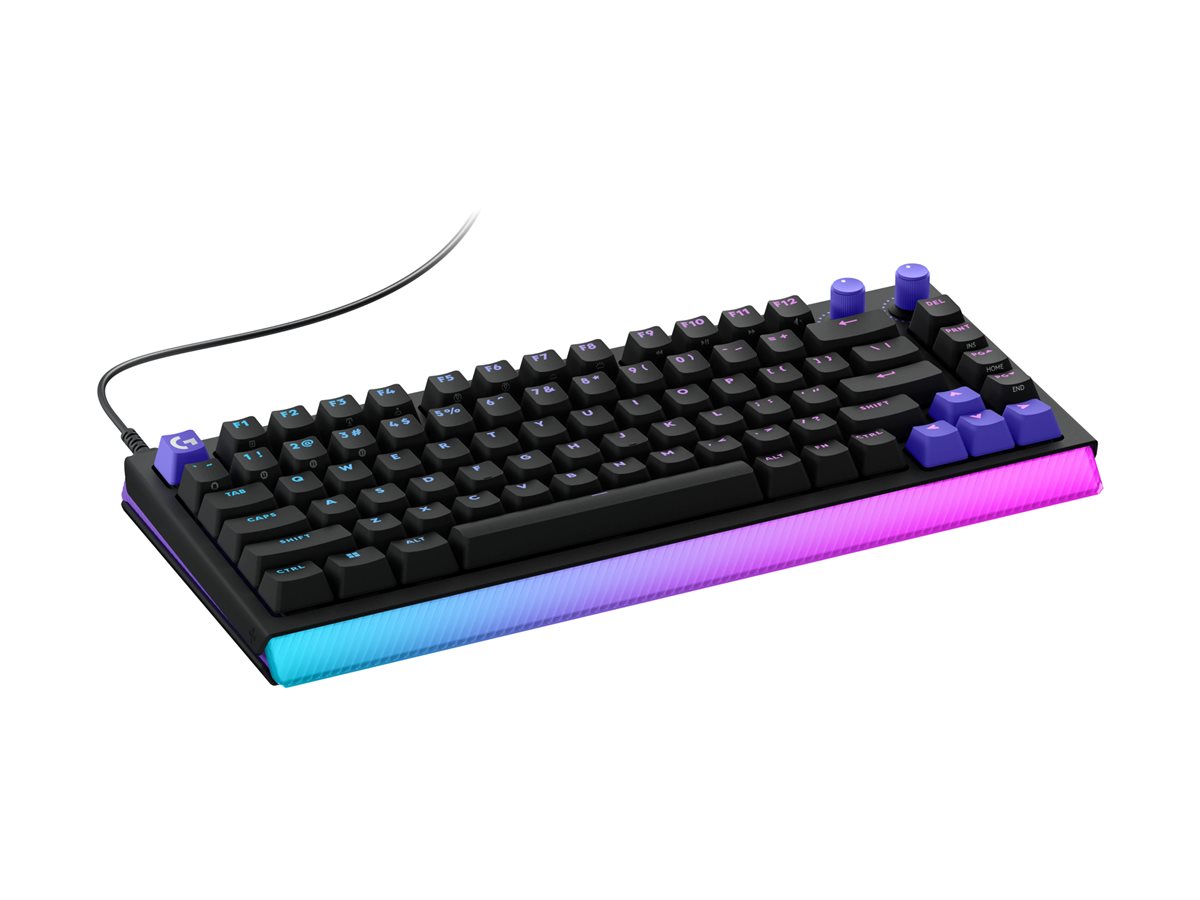 Logitech G G512 X 75 - klávesnice - TMR analogový, mechanický, lineární styl - s LED indikátor - QWERTY - Mezinárodní angličtina - černá Vstupní zařízení – foto 4