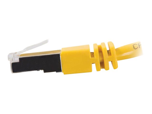 C2G Cat5e Booted Shielded (STP) Network Patch Cable - patch kabel - 3 m - žlutá – foto 5