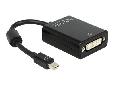 DELOCK Displayport Adapter mini DP -> DVI(24+5) St/Bu schwar - 65098