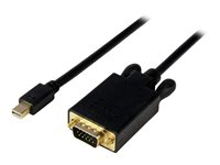 StarTech.com Adapter Mini DisplayPort han -> 15 pin HD D-Sub (HD-15) han 1.8 m Sort
