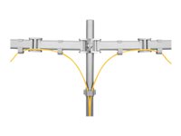 NEOMOUNTS Flat Desk Mount 2 screens Silv